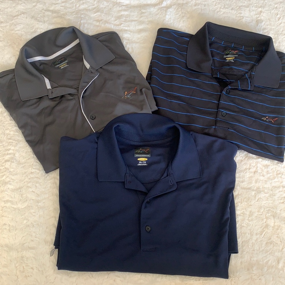 Greg Norman golf polo bundle